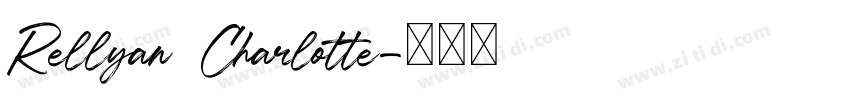 Rellyan Charlotte字体转换